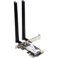 Inter-Tech DMG-35 Wi-Fi6 + BT5.0 2-in-1 WLAN + Bluetooth 5.0 PCIe Adapter 3000Mb