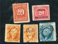 revenue lot #19    used, hinged no back faults.......................160599