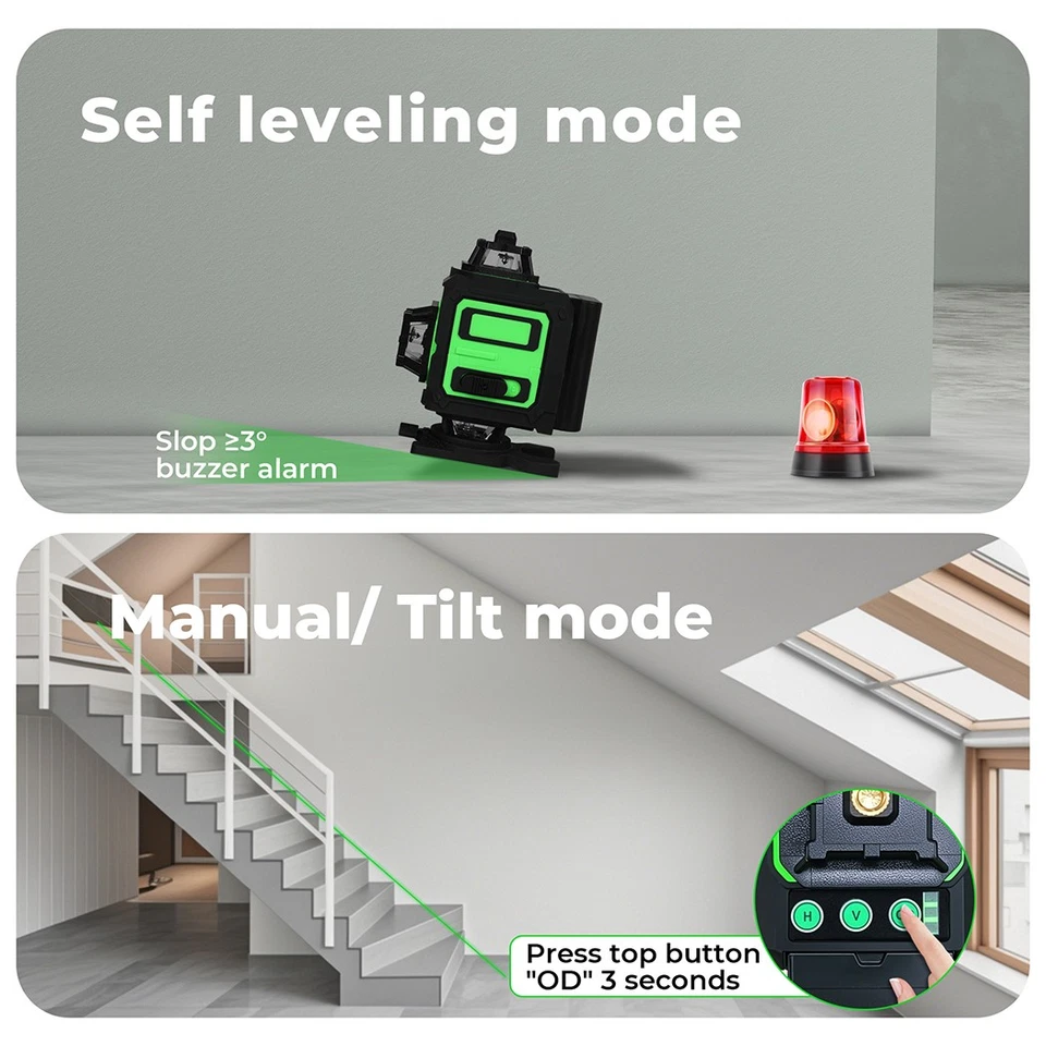 Traderight Laser Level 4D 16 Line 360° Green Self -Leveling with Remote Tripod - Image 2 of 4