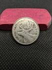 CANADA 1945  80% SILVER 25 CENTS