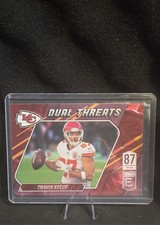 2021 Panini Donruss Elite - Pink Dual Threats Travis Kelce #DT6 Chiefs