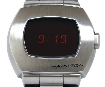 HAMILTON American Classic PSR Digital H524140 H52414130 Quartz Men's Watch 