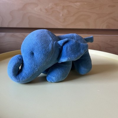 Steiff Niki Elefant blau Nikki Nicki Baby 7841/14 alt 70er 80er Kuscheltier