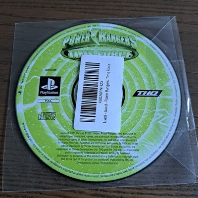 Power Rangers Time Force PlayStation PAL Videospiel THQ