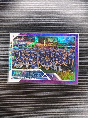 2023 Topps Baseball Tampa Bay Rays #623 Purple Foil 467/799