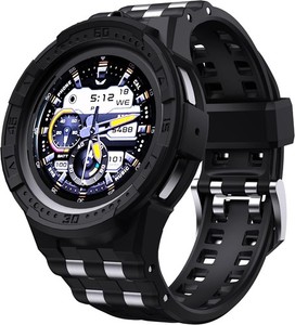Galaxy Watch 5 Pro 45mm Case with Band for Samsung - T-ENGINE Black Edition