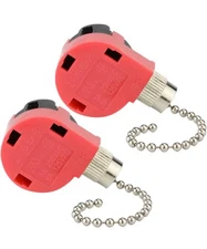 2PCS ZE-268S1 Zing Ear 3 Speed 4 Wire Ceiling Fan Switch Pull Chain Control