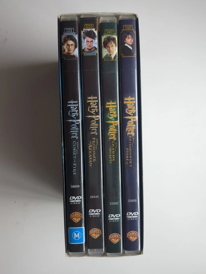 Harry Potter 1-4 DVD 8-Disc Set Stone Goblet Fire - image 4 of 4