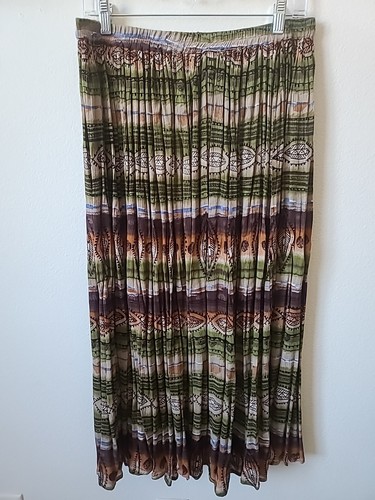 Vintage Southwest Mini Faltenrock Gr. XL - Bild 1 von 3