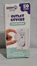 Wappa Baby Clear Outlet Covers 50 ct Baby Safety Outlet Plug Covers
