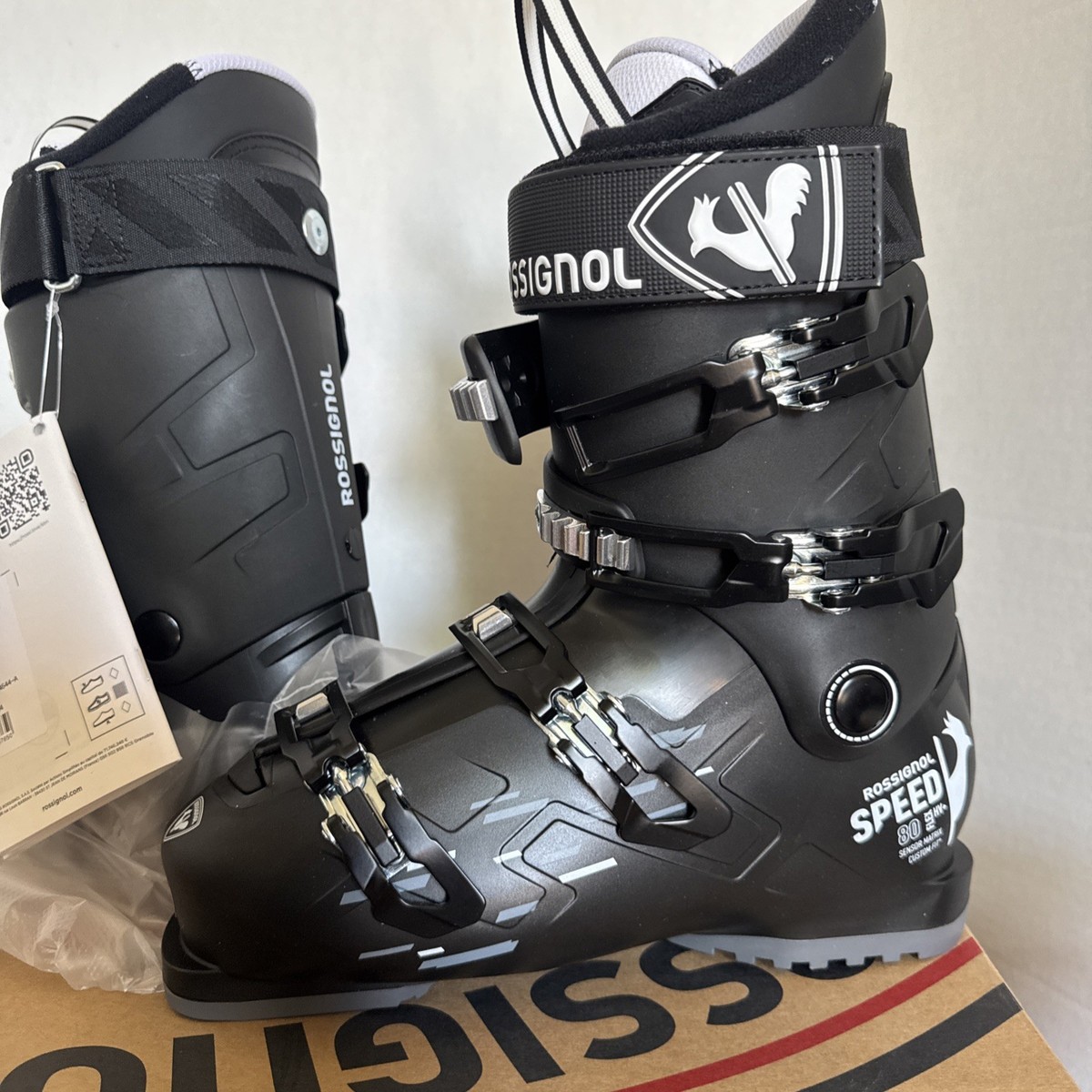 スキー SPEED 80 HV+ - BLACK / RBM8050 Men's On Piste Ski Boots Speed 80 HV+ | On piste | Rossignol