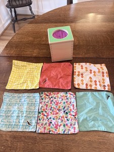 Lovevery Magic Tissue Wooden Box from The SENSER Play With 6 Tissues