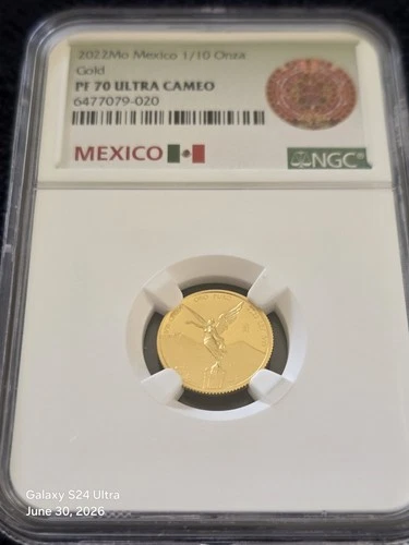 2022 Mexican Gold Libertad 1 oz — photo from the most recent tracked eBay sale