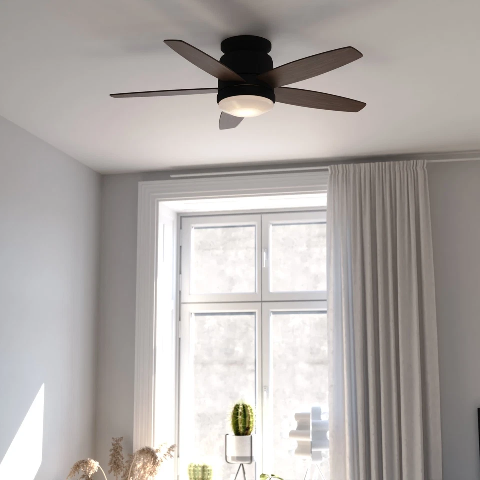 Vaxcel Lighting F0118 44" 5 Blade Indoor LED Ceiling Fan - Black - Image 4 of 4