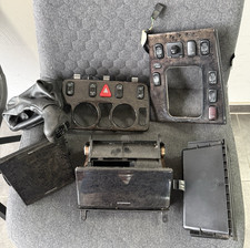 Mercedes CLK W208 Cabrio Mittelkonsole Abdeckung Set Avantgarde Vogelahorn Mercedes CLK W208 Cabrio Mittelkonsole Abdeckung Set Avantgarde Vogelahorn