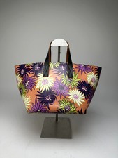 Borsa vintage Marni Vegan in pelle astratta multicolore