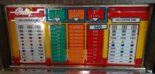 Bally Slot Machine Top Box Glass - 3 Coin - Good Condition from an E Series