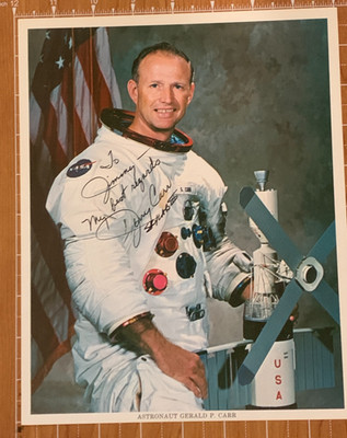 Skylab III Astronaut Jerry Carr (d) Signed / Inscribed 8x10 C Photo