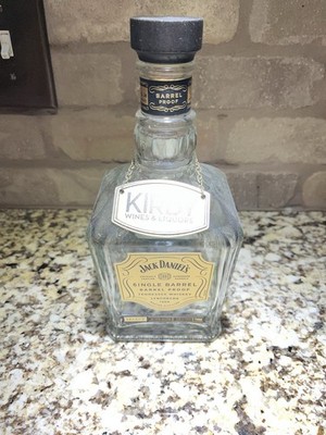 Jack Daniels EMPTY Single Barrel Barrel Proof Tennessee Whiskey Store Pick 750