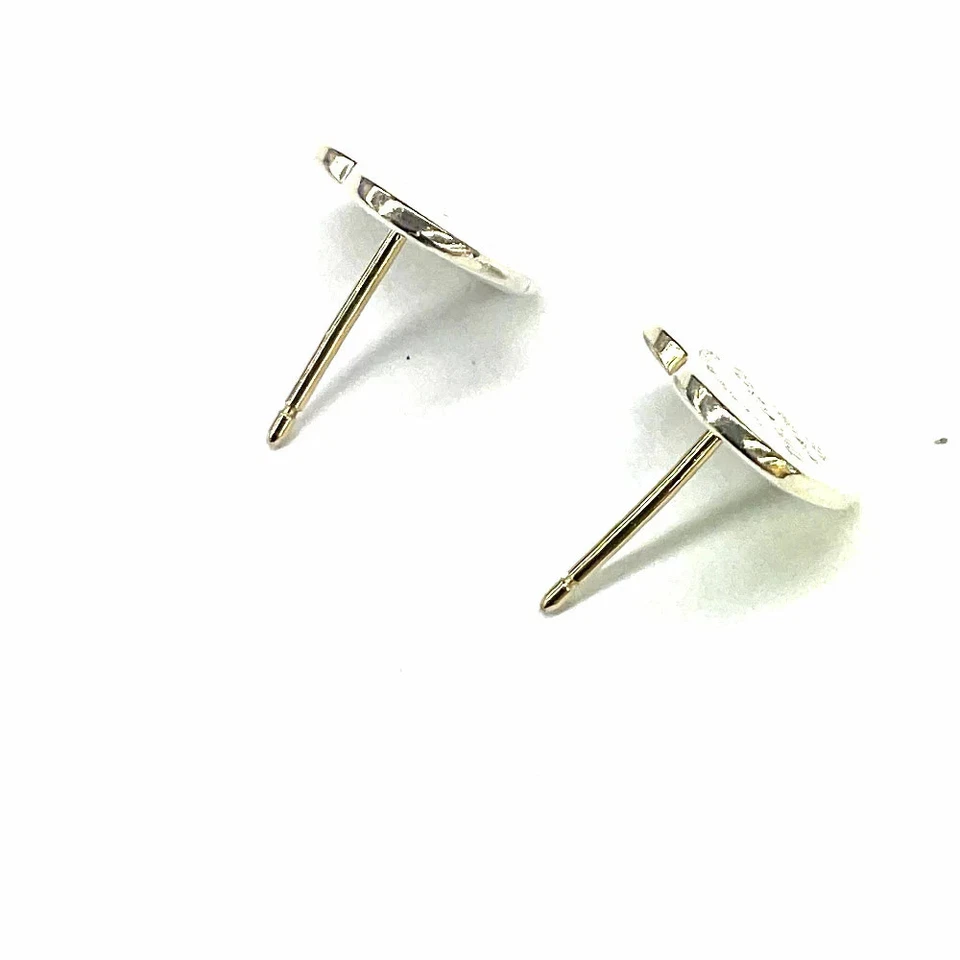 Aretes Tiffany & Co. Return to Tiffany Heart Tag plata SV925 1,2 cm  Foto 3 de 4