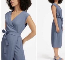Everlane Japanese GoWeave Midi Wrap Dress - Size 00