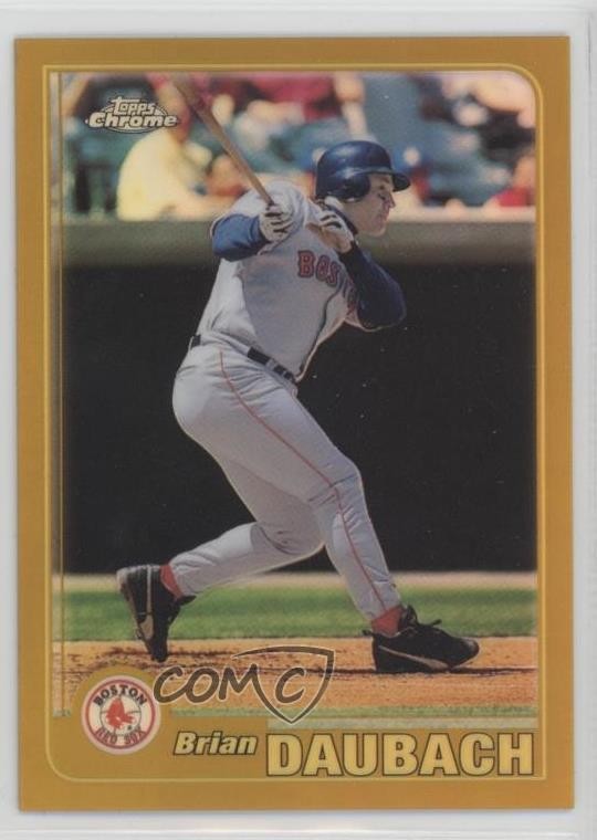 2001 Topps Chrome Retrofractor Brian Daubach #515 0pv7