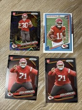 Chiefs Brashard Smith Jalen Royals Josh Simmons Prizm Optic Rookie Card Lot