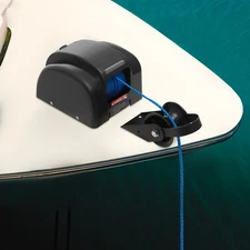 45 LBS Boat Anchor Winch Electric Marine Winch With Wireless Remote Free Fall