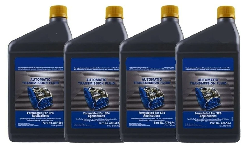 Líquido de aceite de transmisión automática AISIN ATF-SP4 6 cuartos de galón para HYUNDAI KIA MITSUBISHI Foto 4 de 4