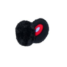 Faux Fur Earbags Bandless Ear Muffs Winter Ear Warmers Large Faux Fur Black