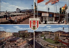 Hannover Germany view vintage postcard c708