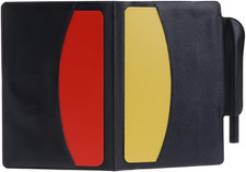 New Sport Football Soccer Referee Wallet Notebook with Red Card and Yellow Card