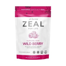 Zurvita Zeal for Life   30-Day Wellness Bag Wild Berry Flavor   420g
