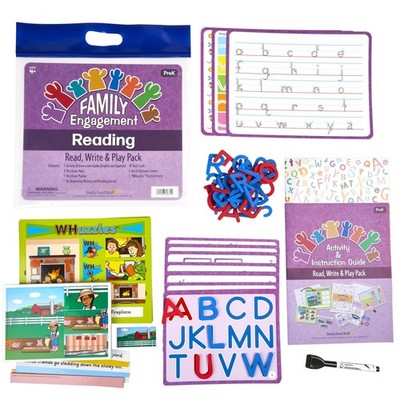 Family Engagement Reading Read Write and Play Pack for PreK Early Learning