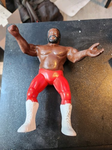 Wwf Ljn Wrestling Figure Junk Yard Dog JYD With Co...