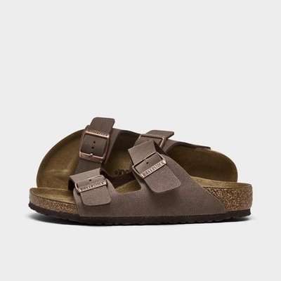 Little Kids' Birkenstock Arizona Birkibuc Sandals Mocha 552893 200