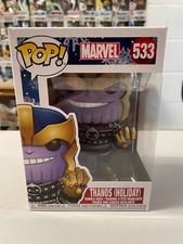 CAJA DAÑADA MARVEL VACACIONES THANOS NAVIDAD JUMPER 3.75 POP VINILO FIGURA 533