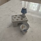 porcelain doll house furniture Vintage Desk — photo 1