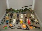 Vintage Lanard Toys The Corps 18 Figures & Vehicles lot chopper, bikes, & Extras
