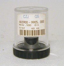 Zeiss Microscope Objective, Achromat 100x, brand new! NOS Free Ship!