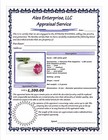 GENUINE 1.08 Cts PINK SAPPHIRE RING 10K WHITE GOLD - Free Certificate Appraisal — photo 6