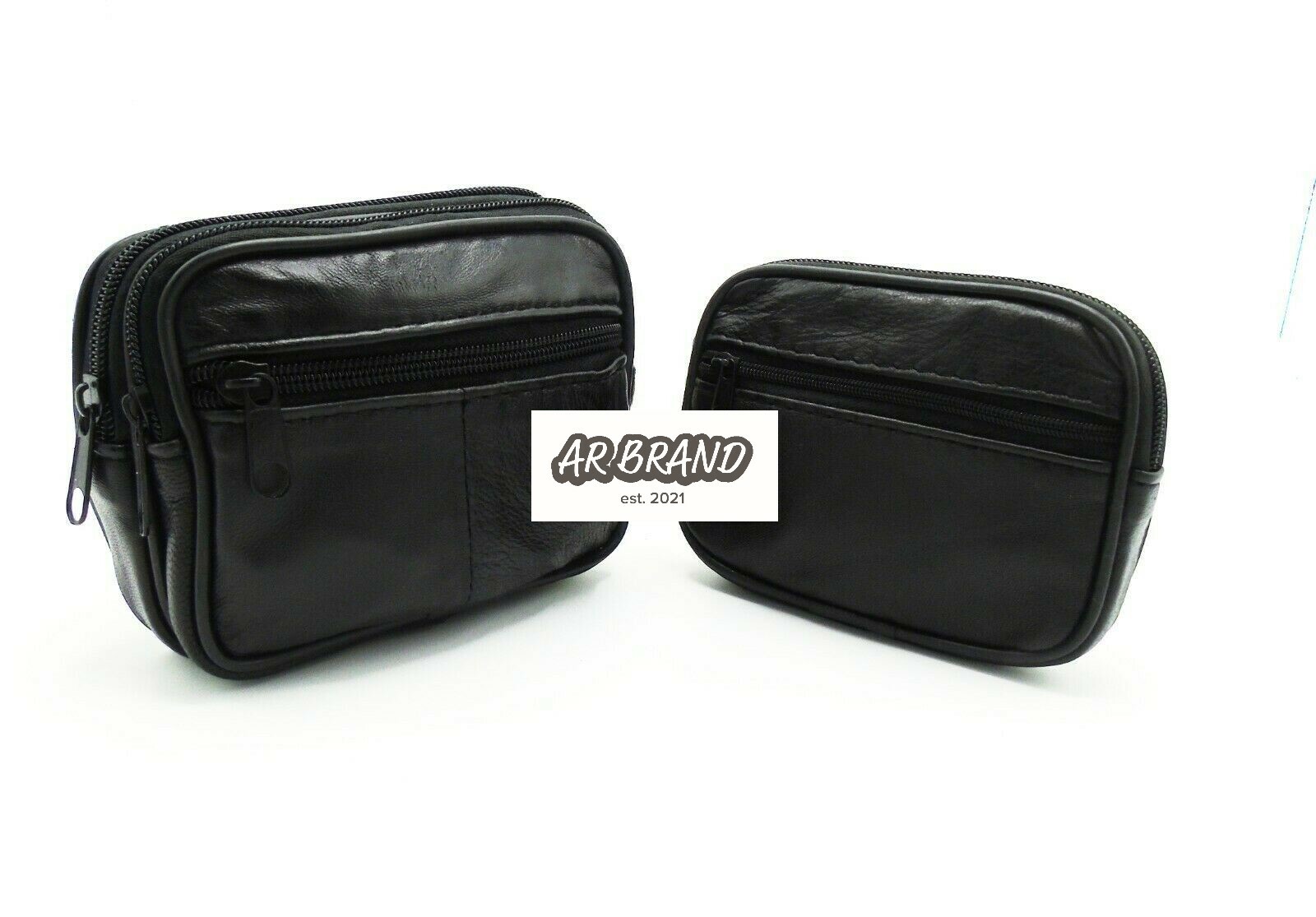 Image 01 - Leather Camera Cigarette Taxi Purse Belt Loop Travel Pouch Wallet 