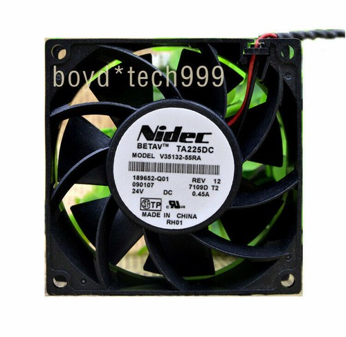 1X cooling fan 8CM DC24V 0.45A 80*80*38MM fan V35132-55RA 8038 - Afbeelding 4 van 5