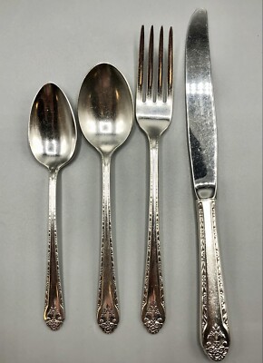 Holmes & Edwards “Lovely Lady” Inlaid IS Silver Plate Flatware