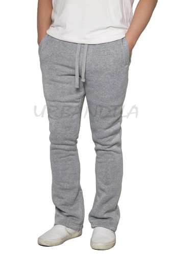 Men's Flared Fleece Jogger Sweatpants Bell Bottom Jogger Pants S-3XL - Foto 4 di 13
