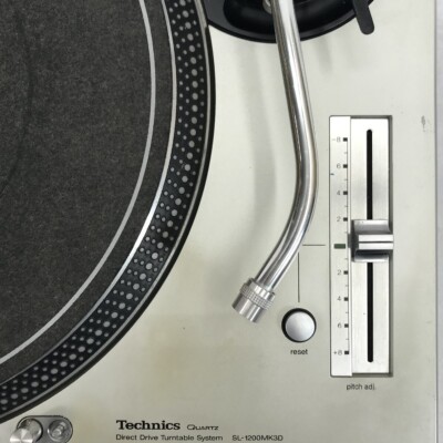 Technics SL-1200MK3D Silver Direct Drive DJ Turntable USED