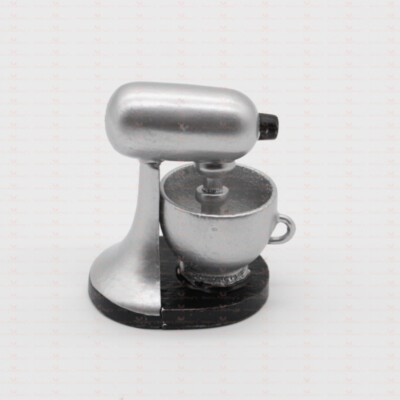 1:12 Scale Dollhouse Miniatures Silver Blender Kitchen Mixer Model Kitchenware