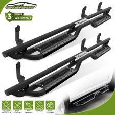 SIZIOM Running Boards for 2019-2025 Silverado Sierra 1500 Crew Cab Drop Step Bar