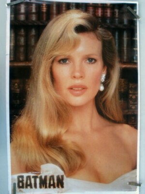 BATMAN VICKI VALE POSTER KIM BASSINGER Vintage MOVIE 1989 PIN UP WALL 23x36 5121