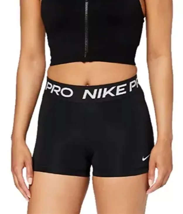 NEW Nike Med Women's 365 Pro 3'' Comp. Yoga/Volleyball Shorts, Black,  CZ9857-010